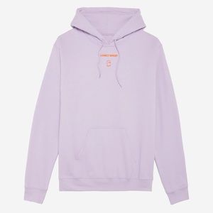 NWT Lonely Ghost purple hoodie large
